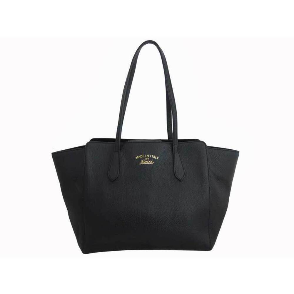 Gucci Swing bag black leather shoulder tote